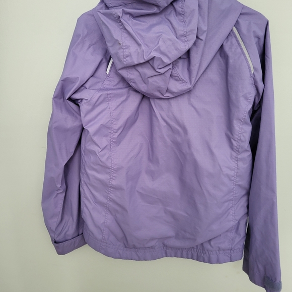 Columbia Omni Shield Girls Hooded Full Zip Jacket XS Light Purple Nylon - Picture 5 of 11